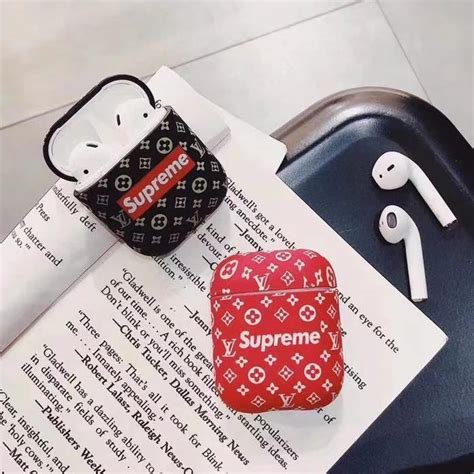 supreme louis vuitton airpod wrap|louis vuitton square airpod case.